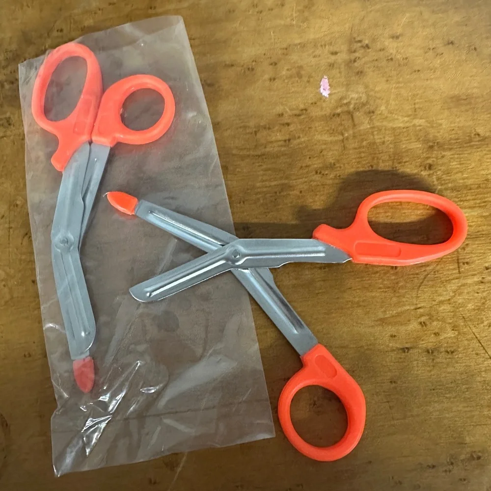 NWT Orange Trauma Shears | Medical Emergency Bandage Scissors EMT First Aid